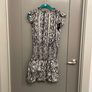 Snakeskin print dress!